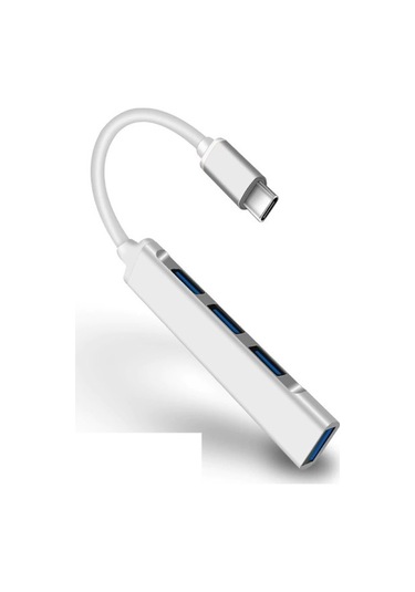 Usb C Hub 3.0 Tip C 4 Portlu Çoklu Usb Ayırıcı Adaptör Otg Huaweı Xiaomi Macbook İçin