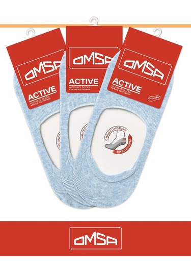 Omsa Pamuklu Çoraplar Seti 3 Çift 370849274 Siyah