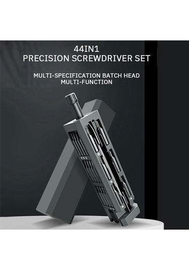 Leasetake 44'ü 1 Arada Çok İşlevli Tornavida Seti Onarım Aracı Cep Telefonu Bilgisayar Onarım Tornavida Hediye