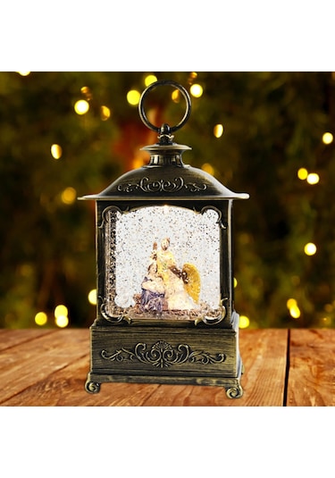 Suntek Parti Masaüstü Dekor Için Noel Müzik Kutusu Fener