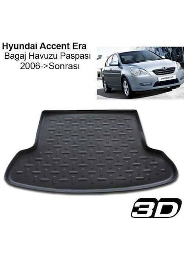 Hyundai Accent Era Bagaj Havuzu Paspası 06-10