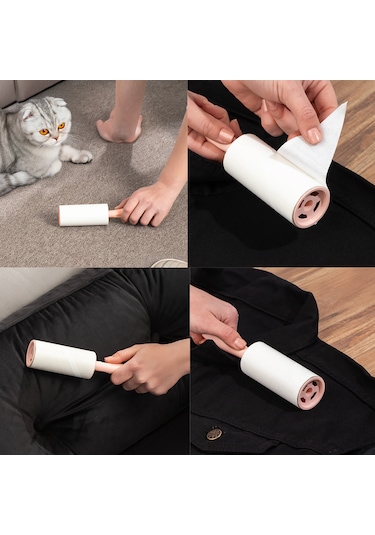 Porsima 3106 Kedi Köpek Tüy Toplayıcı Rulo + 8 Adet Yedek Rulo So