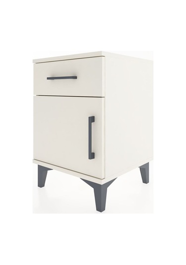 Hyperion Komodin Tek Çekmeceli Tek Kapaklı 44x44x64 Aytaşı-ay... Aytaşı