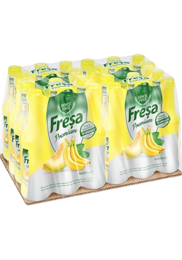 Freşa Premium Kavun Muzlu Vitaminli Maden Suyu 250 Ml X 24 Adet