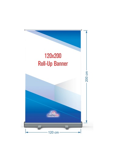 Roll Up Banner 120 x 200 CM Baskılı