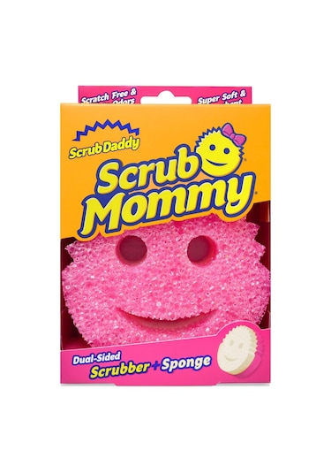 Scrub Mommy Çift Yüzeyli Bulaşık Süngeri Pembe