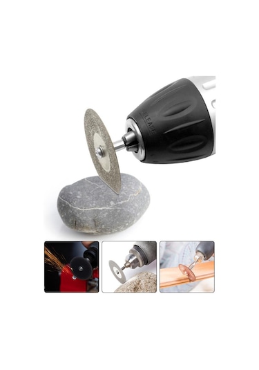 8 Parça Elmas Testere Ahşap Cam Plastik Gravür Uç Set