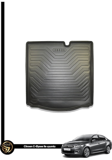 Citroen C-elysee 3d Havuzlu Paspas + Bagaj Havuzu İkili Set