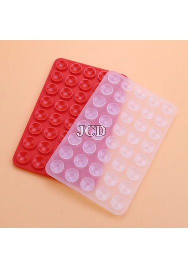 Goldenqian 2 Adet Silikon Vantuz Çift Taraflı Vantuz Cep Telefonu Fikstürü Vantuz Arka Yapışkanlı Cep Telefonu Kauçuk Vantuz Gh Gh