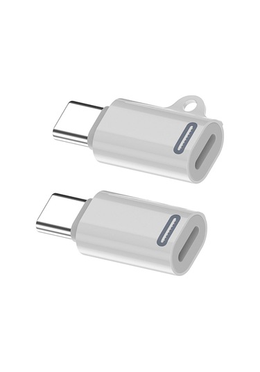 U2-058-lt020 2pcs Tip C Erkek - İp Dişi 27w Güç 480mbps Veri Adaptörü İphone Uyumlu , Android, Tablet İçin