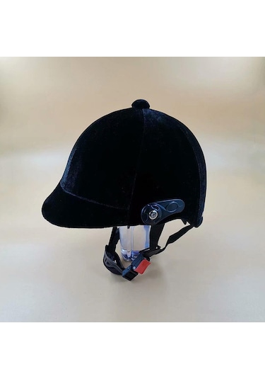 Suntek At Binme Kaskı Binicilik Şapkası Şövalye Malzemeleri Siyah