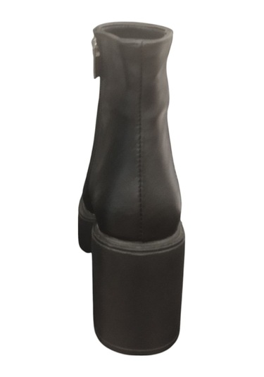 Ventes 914301z 8 Cm Platform Topuk Yandan Fermuarlı İçi Polarlı Günlük Kadın Bot Siyah