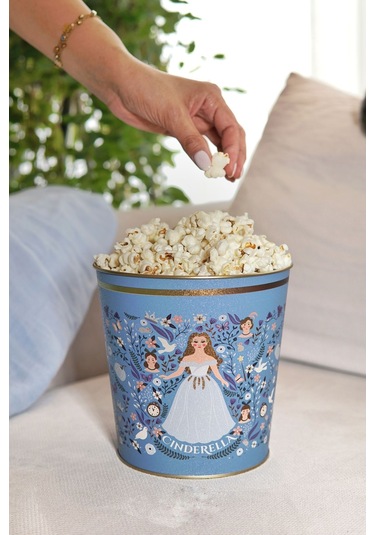 Tales Cinderella Desenli Patlamış Mısır Kovası, 17.5 X 17 Cm, 2.6 Lt Er149-u9 Desenli