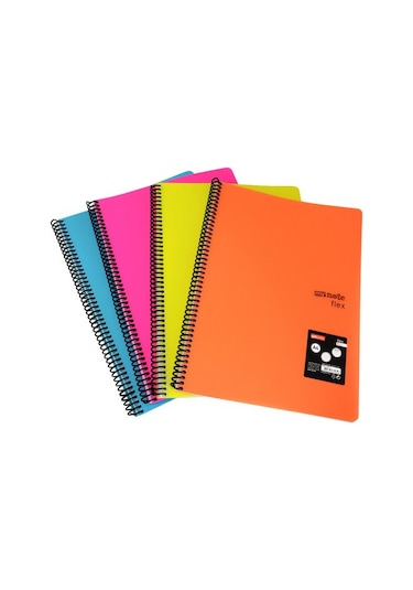 Mynote Flex A4 120/1 Spr. Pls. Neon Kapak Defter 1 Adet
