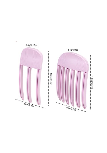 1 Adet Kadın Basit Yüksek Kafatası Saç Aksesuarları Kabarık Pembe