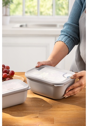 Emsan Lora 2'li Saklama Kabı Gri Gri