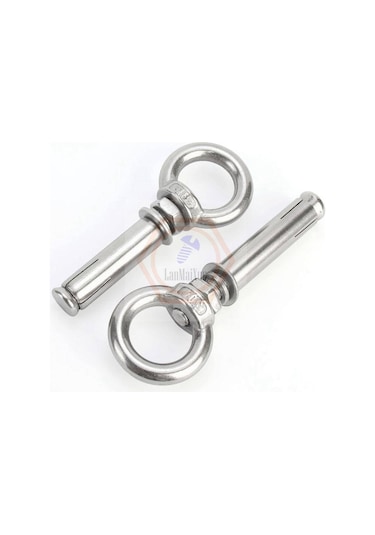 2set M12 190mm 304 Paslanmaz Çelik Kaldırma Halkası Genişletme Vidaları M18 x 180