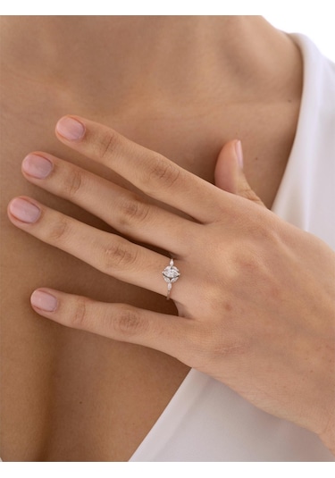 0,44 Karat Tasarım Pırlanta Yüzük-773