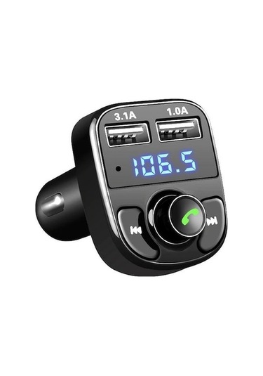 Car X8 Araç Bluetooth Usb Mp3 Sd Kart Çakmaklık Fm Transmitter Ld