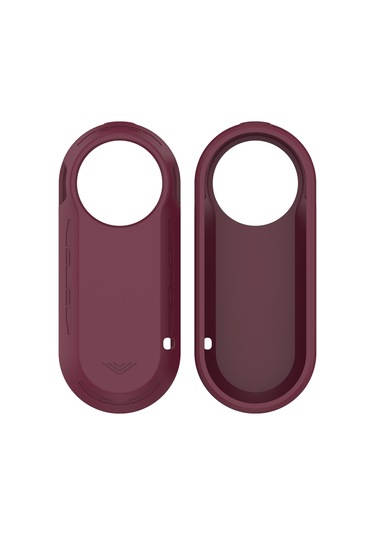 Garmin Varia Rtl515 Bisiklet Işık Bisiklet Radar Koruma Kolu Silikon Kılıf Toz Geçirmez Yumuşak Kapak - Şarap Kırmızı