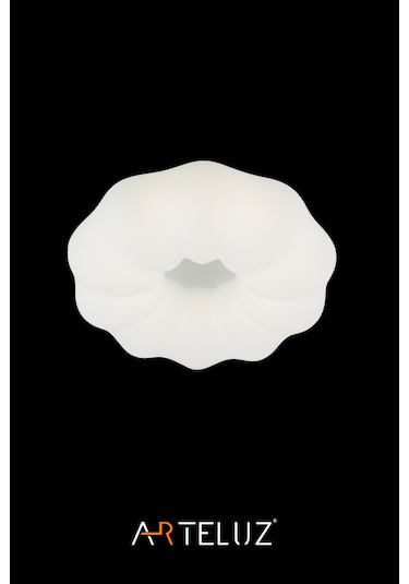 Luxury Bulut Model Modern Plafonyer Avize 45 Cm Beyaz
