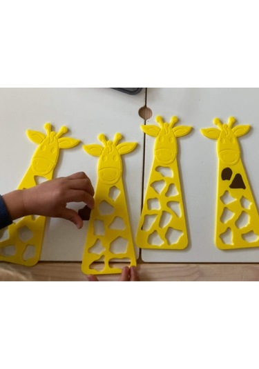Montessori Zürafa Bulmaca Oyunu 1 Adet