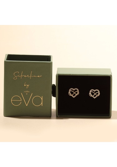 Sonsuzluk Ve Kalp Küpe 717097 Silver