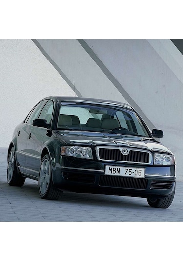 Skoda Superb MK1 2002-08 Sol Dış Dikiz Ayna Camı Beyaz 3B1857521A