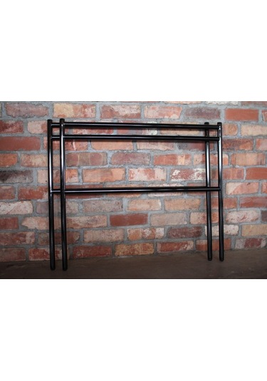 Bahçe Bankı Metal Tasarım Ahşap Bank Modeli Sarı