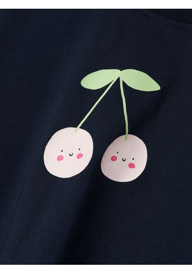 Name It Nmfvilinse Ss Nreg Top Kız Çocuk T-shirt 13228157 Lacivert