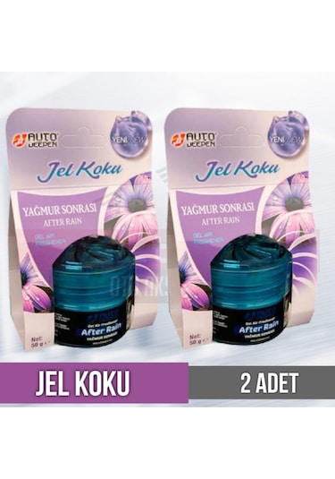 Oto Ve Oda Kokusu Yağmur Sonrası Araç Jel Kokusu 2 Adet