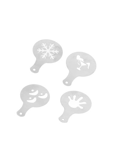 Cappuccino Kalıp / Fantezi Kahve Kalıp / Kahve Kalıp, 4 Paket Style 2 MOr