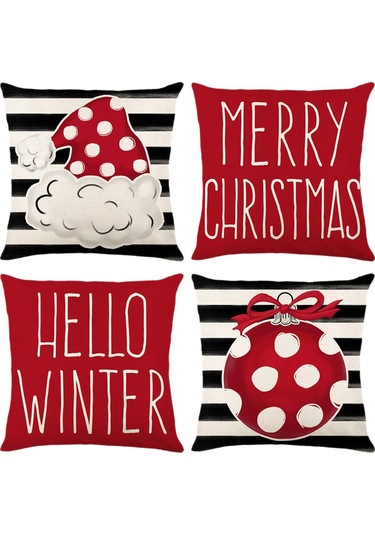 Suntek Noel Yastık Kılıfı Noel Oturma Odası Kanepe Ev Için