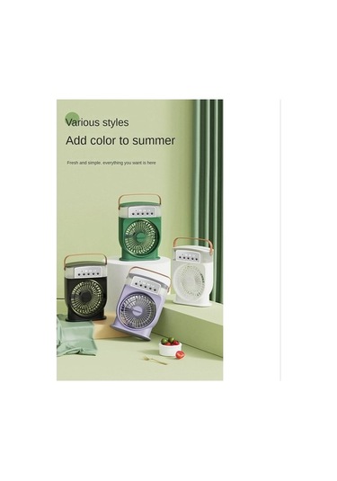 Fan Usb Kişisel Hava Soğutucu Mini Nemlendirici Misting Fan-beyaz Mf9rzw Beyaz