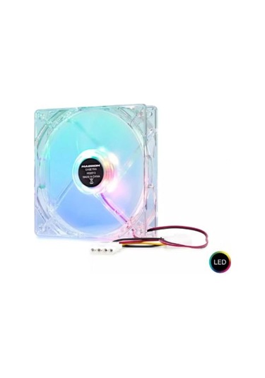 Hadron Hdx1502 Kasa Fanı 4pin Led 12cm Transparent
