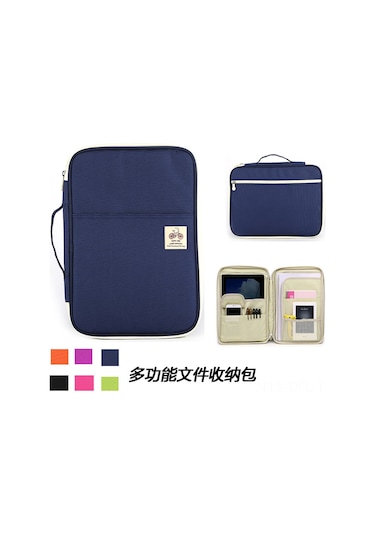 Dofolink Siyah Çanta: A4 Belge Taşıyıcı, El Çantası, Zipperli, İpad Uyumlu, Günlük Kullanım, Konferans Ve Ofis Çantası Çok Renkli