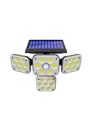 Sones Tg-ty051 4-baş Döndürülebilir Güneş Duvar Lambası Gövde Sensörü Açık Bahçe Su Geçirmez Koridor Bahçe Aydınlatması Sokak Lambası, Spec: 180 Led