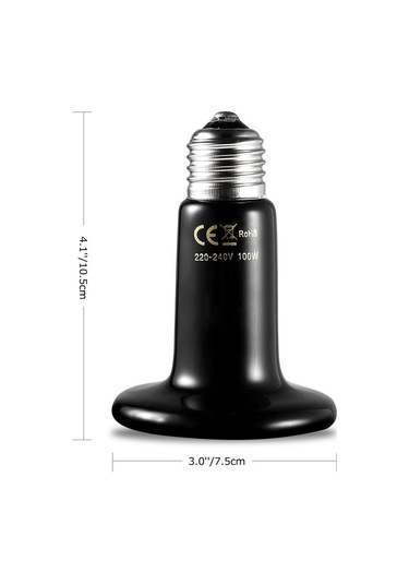 Kızılötesi Seramik Isıtıcı Lamba 100w E27 B