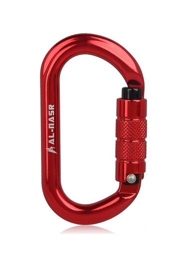 Suofeng Otomatik Kilitli 25kn Alüminyum O Tipi Ana Kilit - Outdoor Tırmanma, Rope İçin Dayanıklı Ve Hafif Kırmızı