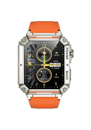 Yaozixa P3 1.91" Büyük Ekran Renkli Solunum Lambası Akıllı Saat (İthalatçı Garantili)