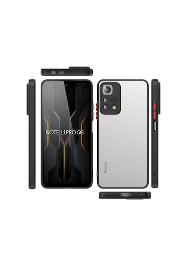 Zore Redmi Note 11 Pro 5g Kılıf Msra Hux Kapak - Lacivert Lacivert
