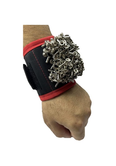 Mıknatıslı Bileklik Çivi Ve Vida Tutucu Bilek Çantası