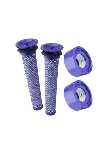 Dyson V7 V8 Cordless Uyumlu Filtre Seti 4lü Ön,arka