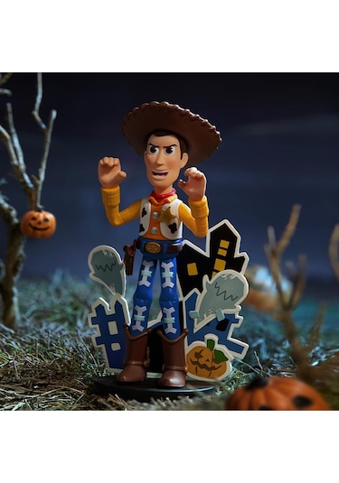 Pop Mart Disney Pixar Spooky Night Serisi Figürü, Rastgele Koleksiyonluk Figür Biblo