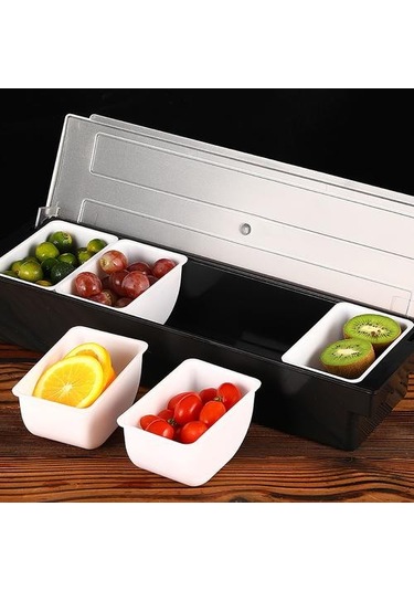 5 Izgaralar Çıkarılabilir Buzdolabı Cmper Sınıflandırma Depolama Kutusu Meyve Tahılları Gıda Konteyner Buzdolabı Mutfak Depolama Şişeler, Kavanozlar Ve Kutular 1