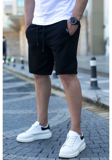 Madmext Madmext Siyah Erkek Regular Fit Şort 4842-siyah Siyah