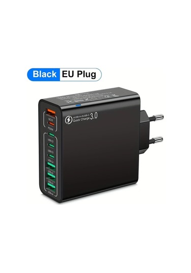 Xuweiwei Kaxoe 45w Çoklu Bağlantı Hızlı Şarj Cihazı Sarı Usb C Duvar Adaptörü Qc 3 0 Iphone Samsung Uyumlu İçin Sarı