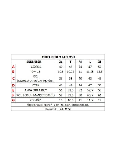Kadın Kot Mont Koyu Mavi