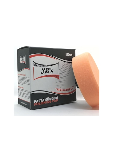 3b's Pasta Süngeri - Aplikatörlü - Turuncu - 150mm