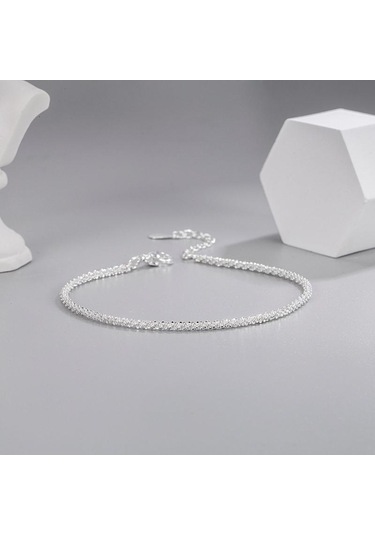 Beyaz Hafif Lüks Bebeğin Nefesi Çiçek Bileklik Basit